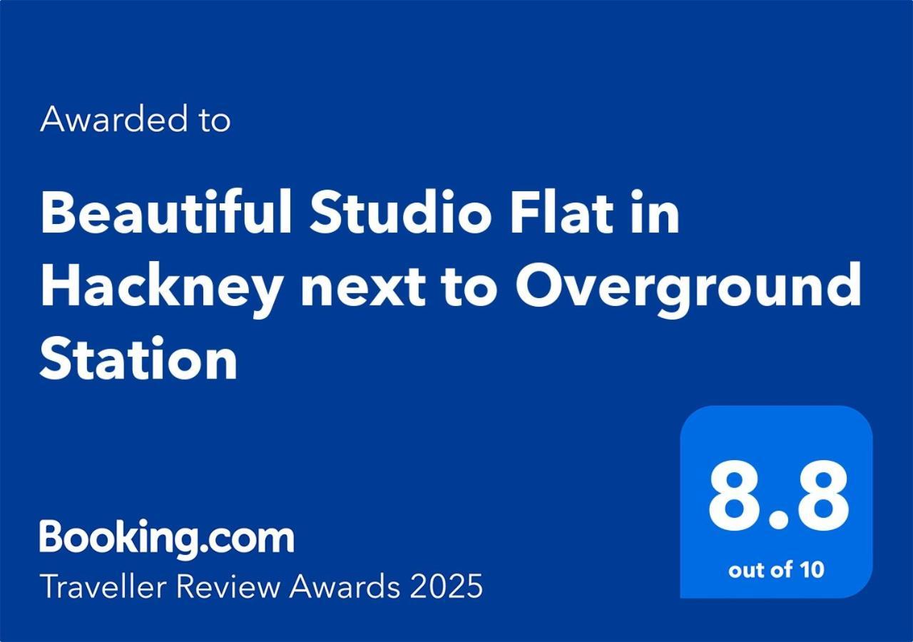 Beautiful Studio Flat In Hackney Next To Overground Station Londýn Exteriér fotografie